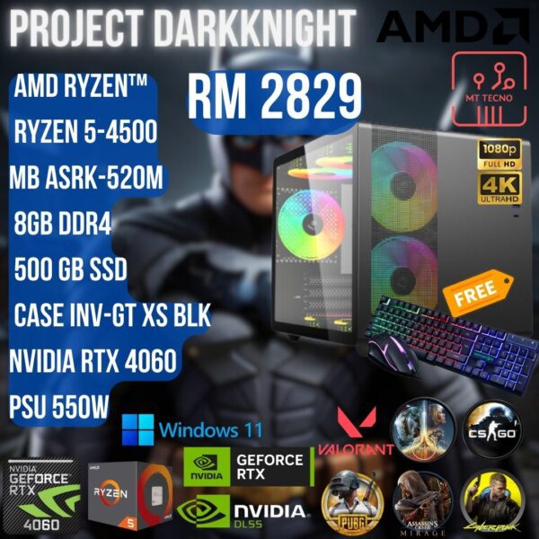 project darkknight Amd gaming