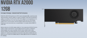 NVIDIA RTX A2000︱A2000 12GB