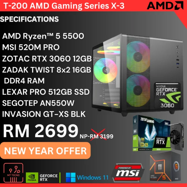 T-300 AMD GAMING SERIES X 2