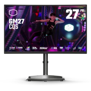 Cooler Master | GM27-CQS 27″VA Curved 1500R 2560×1440 2K 165Hz Ultra-Fast Gaming
