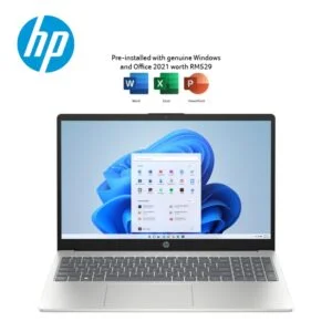 HP 15- FC0106AU 15.6″ FHD Laptop Natural Silver