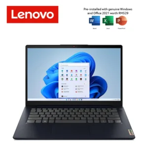 Lenovo IdeaPad 14″ HD Laptop | Abyss Blue, Artic Grey