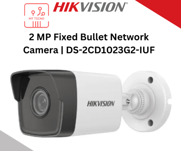 2 MP Fixed Bullet Network Camera | DS-2CD1023G2-IUF