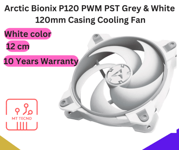 Arctic Bionix P120 PWM PST Grey & White 120mm Cooling Fan