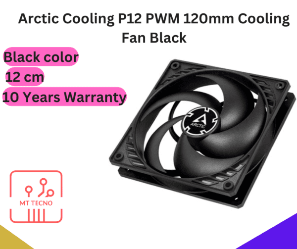 Arctic Cooling P12 PWM 120mm Cooling Fan Black