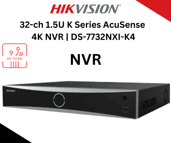 32-ch 1.5U K Series AcuSense 4K NVR | DS-7732NXI-K4