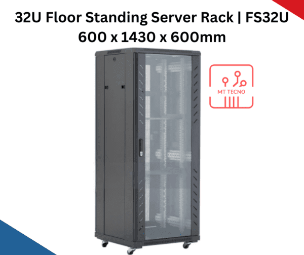 32U Floor Standing Server Rack FS32U 600 x 1430 x 600mm