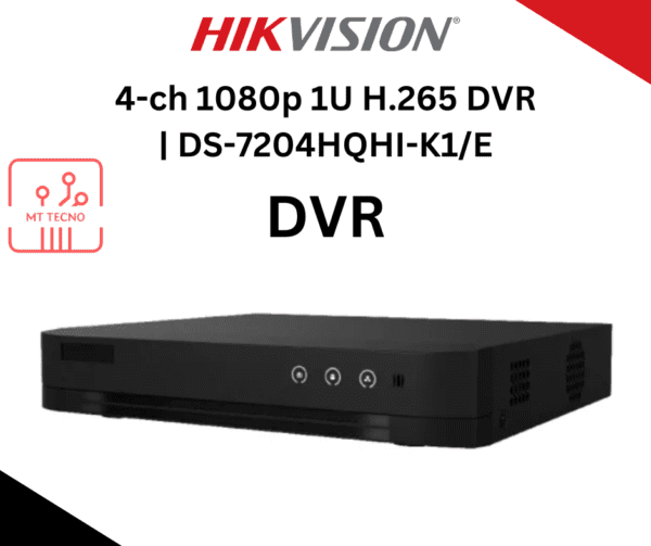 4-ch 1080p 1U H.265 DVR | DS-7204HQHI-K1/E