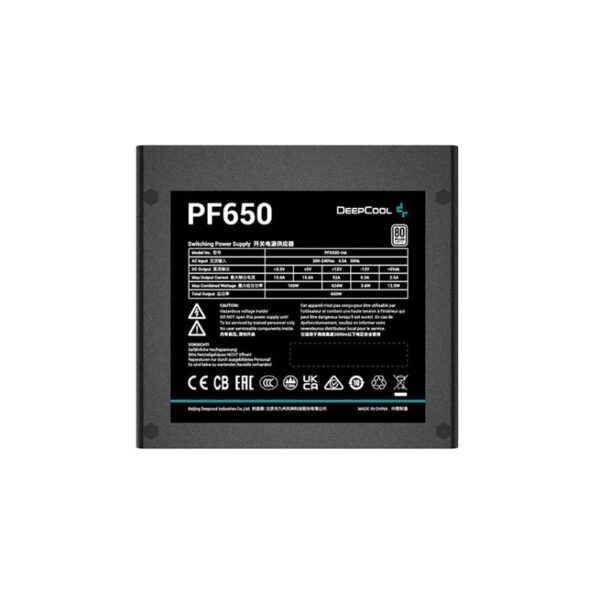 Deepcool PF650 ATX 80 Plus Power Supply