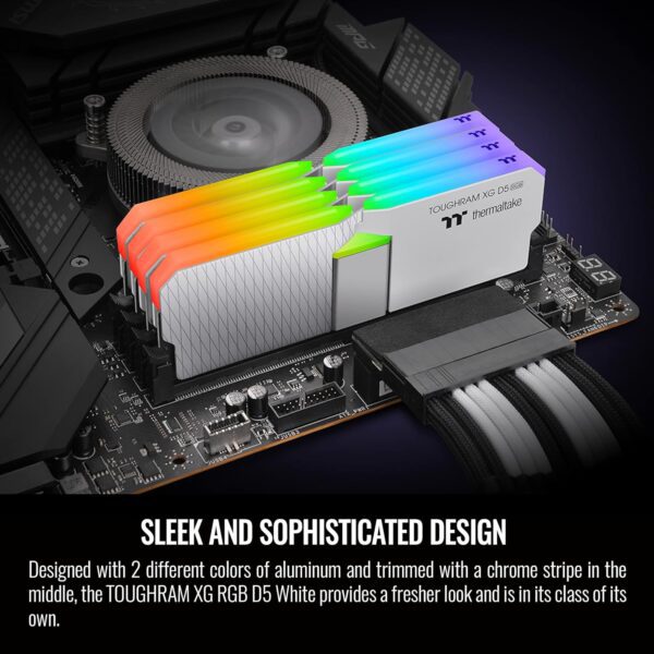 Thermaltake ToughRAM XG RGB White 32GB (2x16GB) DDR5 6000MHz CL36 Desktop Memory RAM