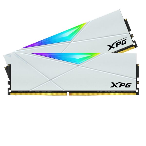 Adata XPG SPECTRIX D50 RGB DDR4 16GB (2×8) 3200MHz CL16 White Desktop Memory