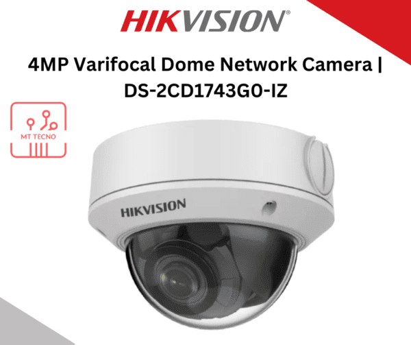 4MP Varifocal Dome Network Camera | DS-2CD1743G0-IZ