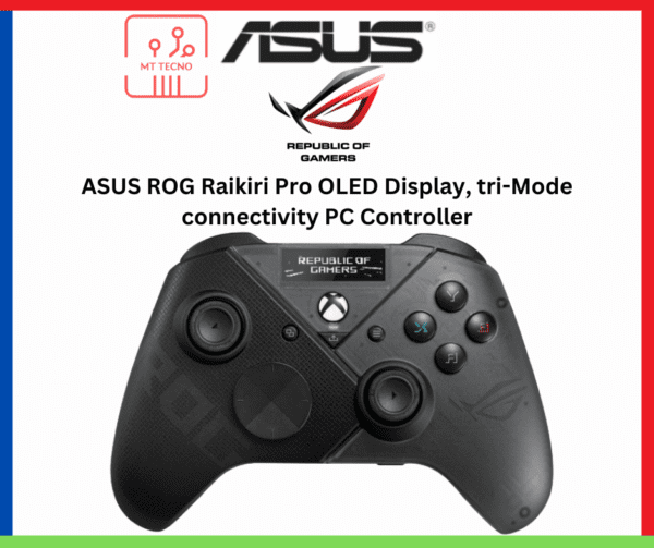ASUS ROG Raikiri Pro OLED Display, tri-Mode connectivity