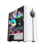 1STPlayer IS3 White 120mm M-ATX ARGB PC Case