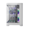 1STPlayer UV 5 MATX ARGB Fan PC Case White