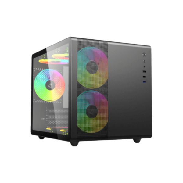 Invasion GT-XS MATX ARGB PC Case Black