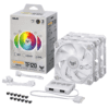 ASUS TUF Gaming TF120 ARGB Triple Fan Kit With Controller 120mm White Fan