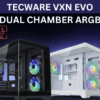 TECWARE VXN EVO DUAL CHANMBER M-ATX CASING WITH ARGB