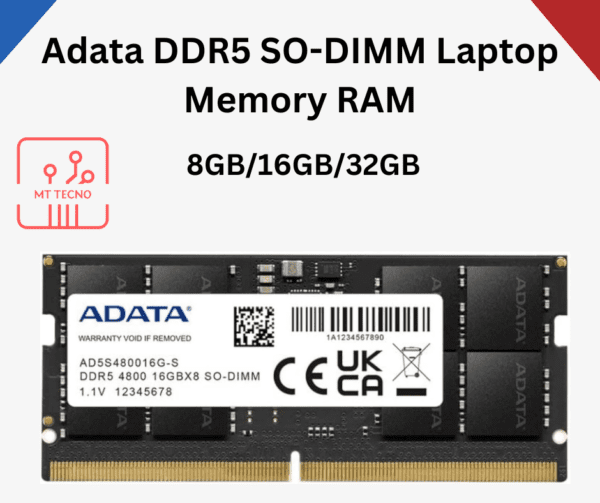 Adata DDR5 4800MHz SO-DIMM Laptop Memory RAM