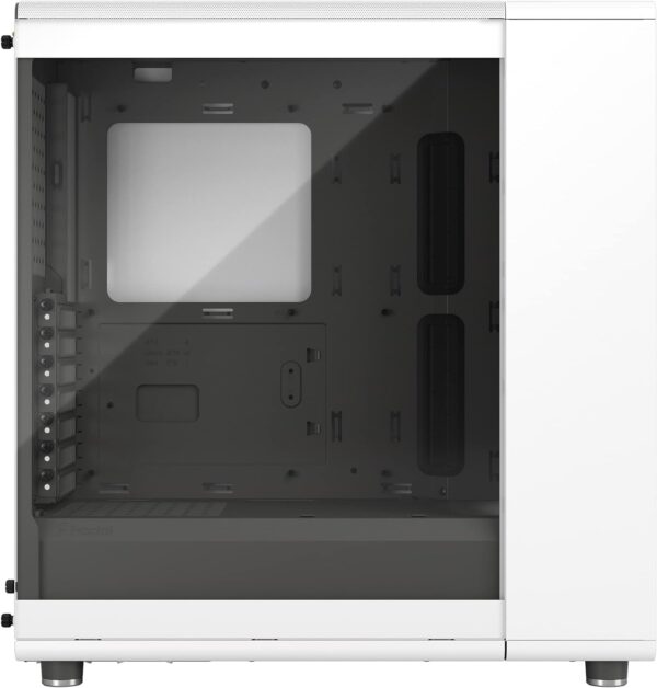 Fractal Design North Chalk White TG Clear Tint ATX PC Case White