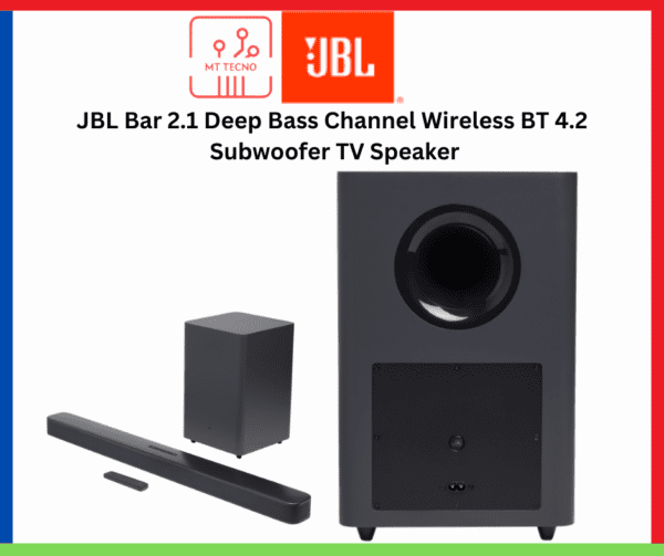 JBL Bar 2.1 Deep Bass Channel Wireless BT 4.2 Subwoofer TV Speaker