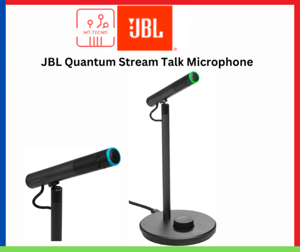 JBL Quantum Stream Talk - Single Condenser Microphone for Perfect Streaming, Recording and Gaming