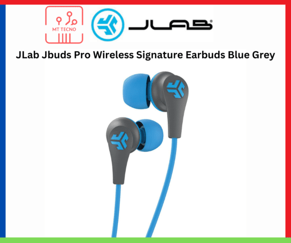 JLab Jbuds Pro Wireless Signature Earbuds Blue Grey