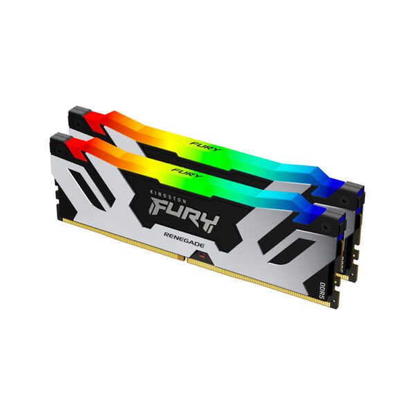 Kingston Fury Renegade RGB Silver 32GB 16×2 DDR5 6000MHz Desktop Ram