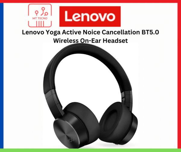 Lenovo Yoga Active Noice Cancellation BT5.0 Wireless On-Ear Headset