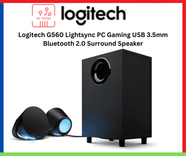 Logitech G560 Lightsync PC Gaming USB 3.5mm Bluetooth 2.0 Surround Speaker