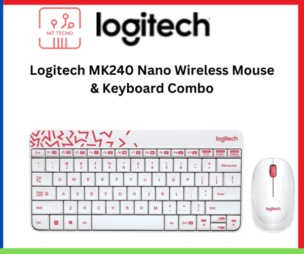 Logitech MK240 Nano Wireless Mouse & Keyboard Combo
