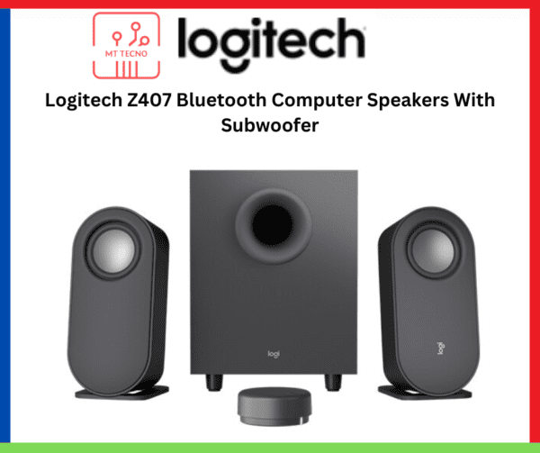 Logitech Z407 Bluetooth Computer Speakers With Subwoofer