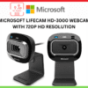 Microsoft LifeCam HD-3000 webcam with 720P HD