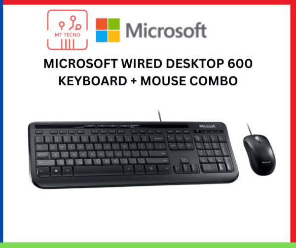 Microsoft Wired Desktop 600 Keyboard + MOUSE Combo