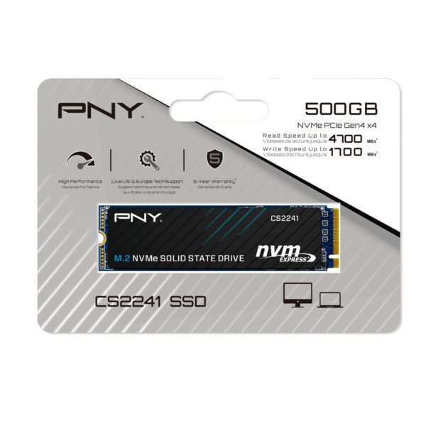 PNY CS2241 PCIe Gen4x4 NVMe M.2