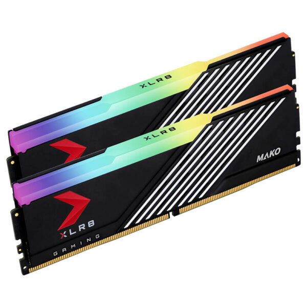 PNY XLR8 Gaming MAKO RGB 32GB (2x16GB) DDR5 6000MHz CL40 Desktop Memory RAM