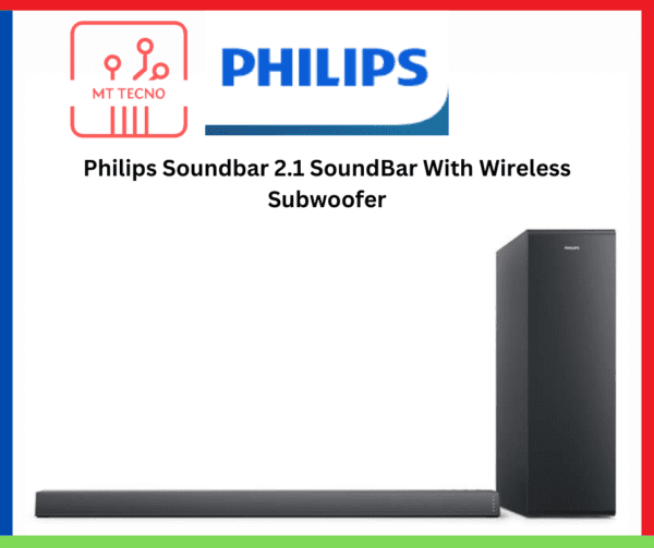 Philips Soundbar 2.1 SoundBar With Wireless Subwoofer
