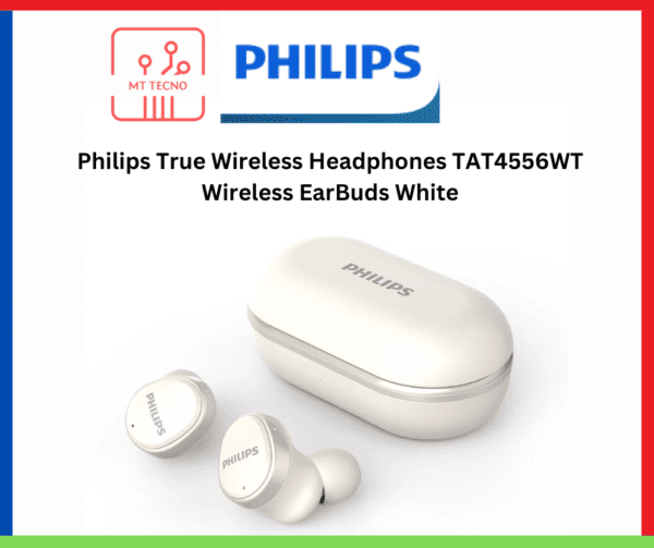 Philips True Wireless Headphones TAT4556WT Wireless EarBuds White