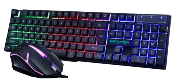 Imperion GC-203 Soldier Arm Gaming Keyboard With Mouse & Mousepad Combo