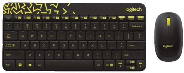 Logitech MK240 Nano Wireless Mouse & Keyboard Combo (Black)