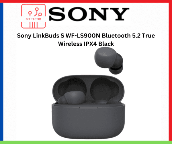 Sony LinkBuds S WF-LS900N Bluetooth 5.2 True Wireless IPX4 Black