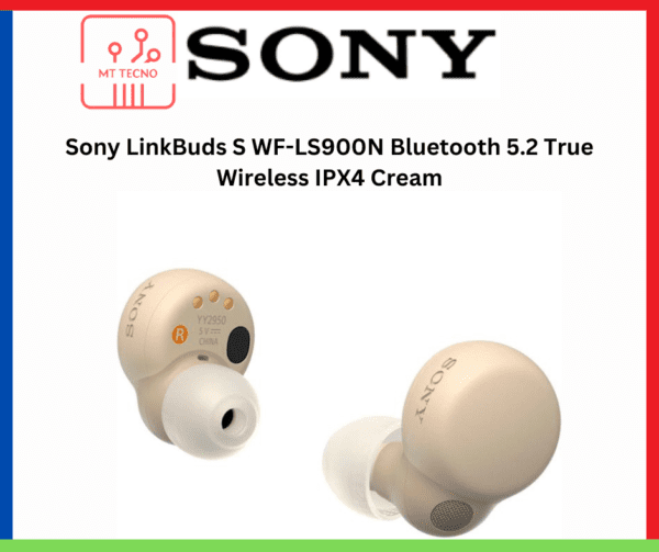 Sony LinkBuds S WF-LS900N Bluetooth 5.2 True Wireless IPX4 Cream
