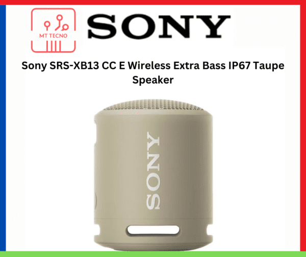 Sony SRS-XB13 CC E Wireless Extra Bass IP67 Taupe Speaker