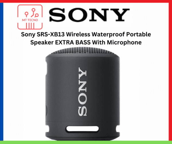 Sony SRS-XB13 Wireless Waterproof Portable Speaker EXTRA BASS With Microphone