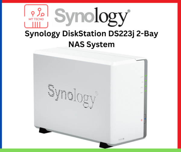 Synology DiskStation 2-Bay 1GB DDR4 NAS System DS223j