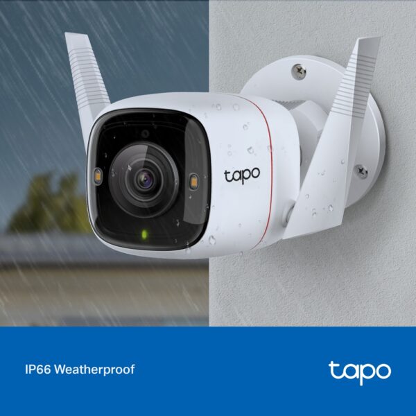 TP-Link Tapo C320WS 4MP 2K QHD IP66 Waterproof with Night Vision Outdoor Security Camera