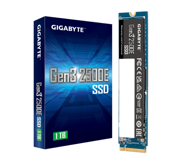 Gigabyte Gen3 2500E 1TB PCIe 3.0 NVMe M.2 2280 SSD Internal SSD