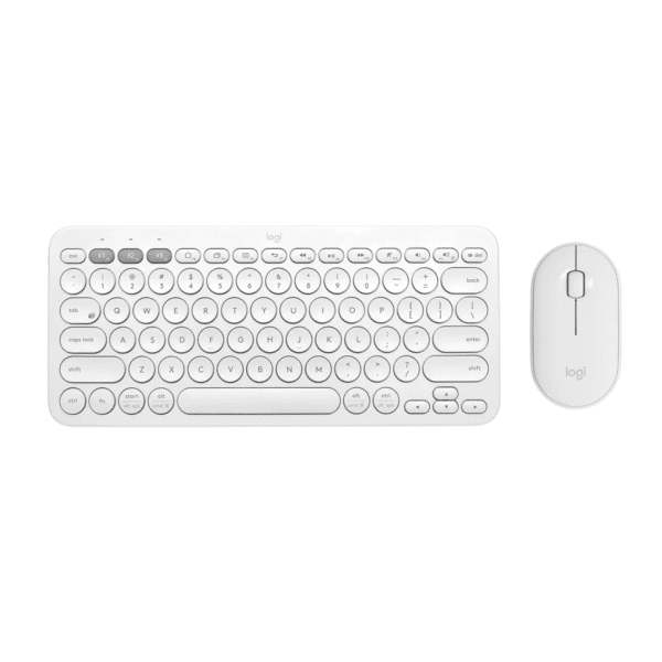 Logitech XMAS Kit K380 And M350 Wireless Keyboard + Mouse Combo White