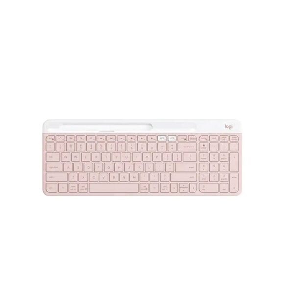 Logitech K580 Slim Bluetooth Wireless Keyboard White / Pink