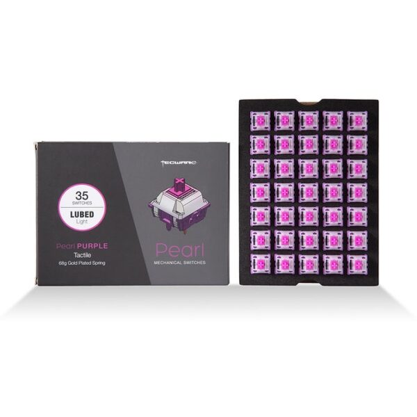 Tecware Pearl Series Mechanical Switches 35pcs Purple